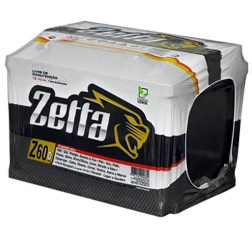 Bateria Zetta z60d mfa 60 Amperes para Carro